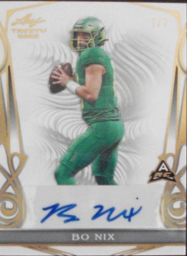 Bo Nix [Gold Spectrum] #BA-BN1