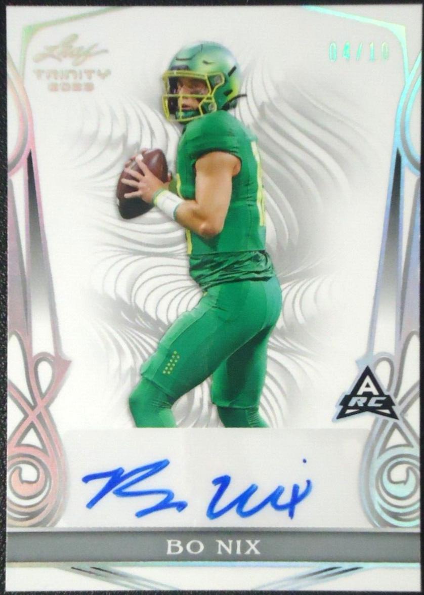 Bo Nix [Silver Spectrum] #BA-BN1