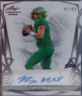 Bo Nix [Silver] #BA-BN1