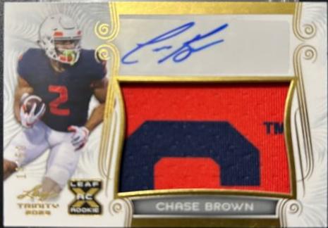 Chase Brown [Gold] #PA-CB1
