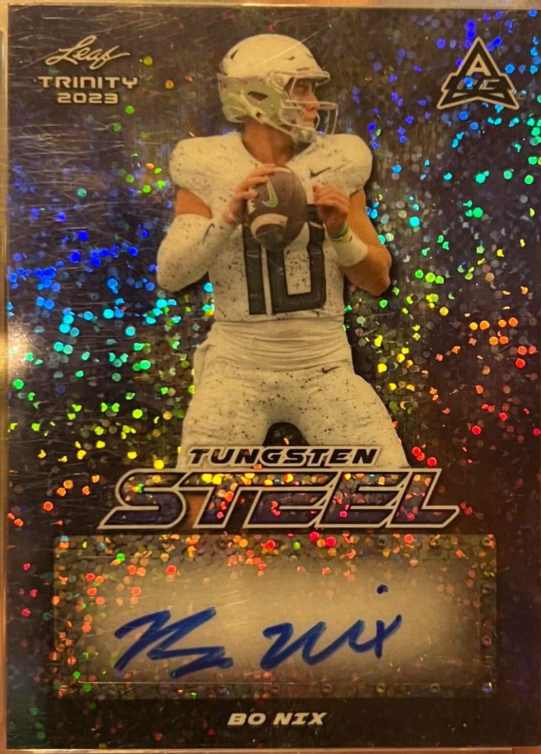 Bo Nix [Blue Tungsten] #SA-BN1