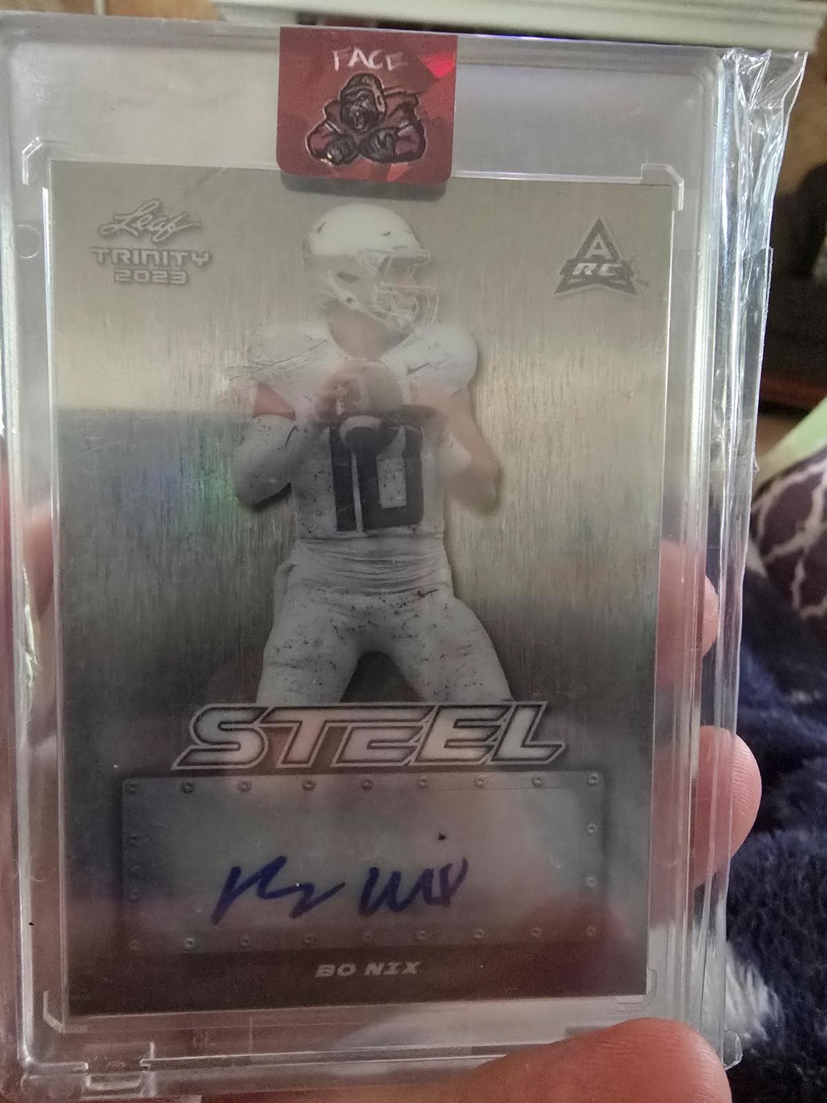 Bo Nix [Silver Steel] #SA-BN1