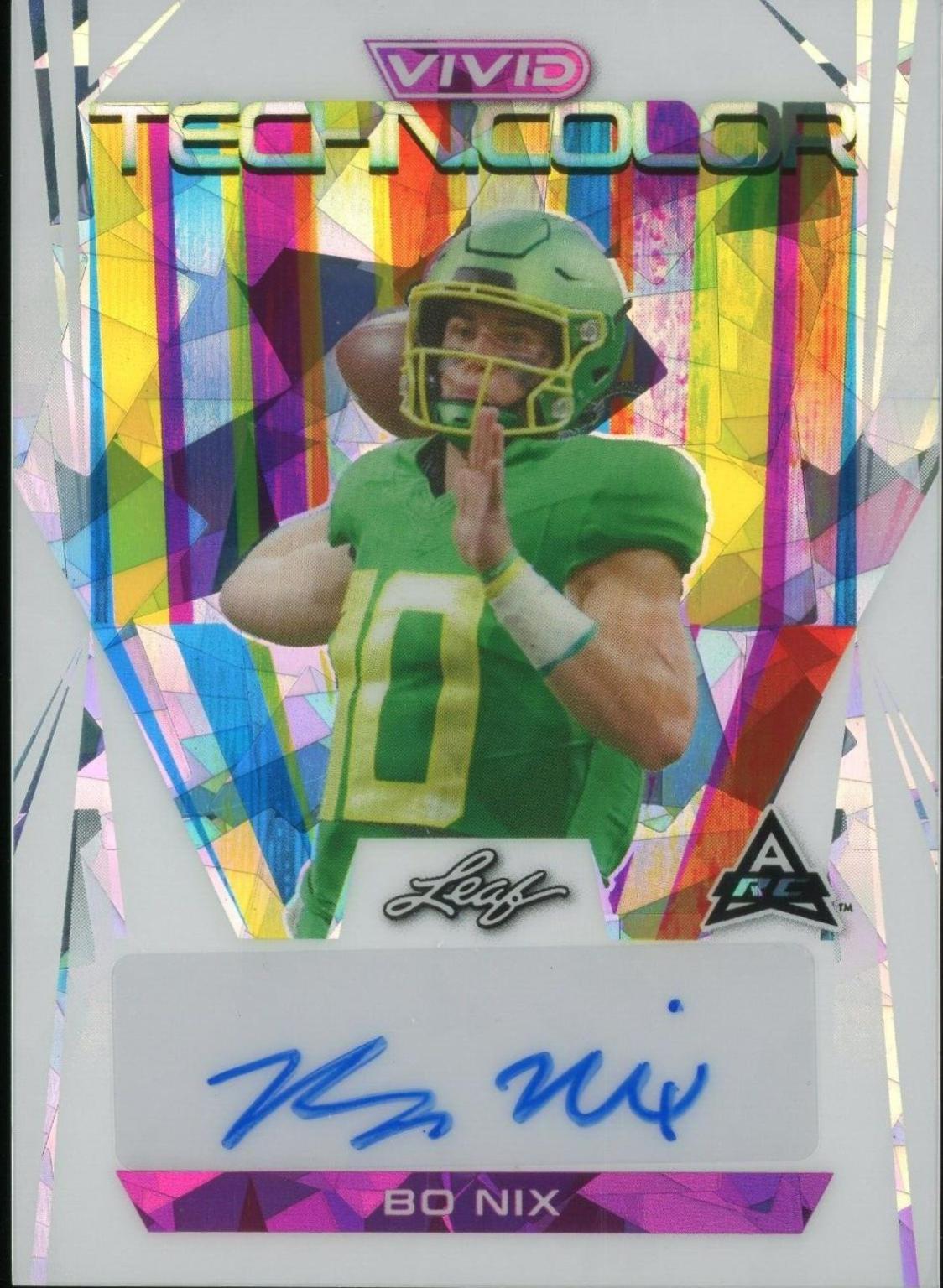 Bo Nix [Crystal White] #BA-BN1