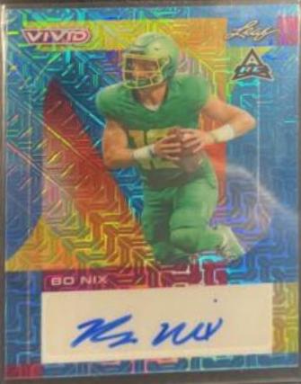 Bo Nix [Mojo Teal] #BA-BN1