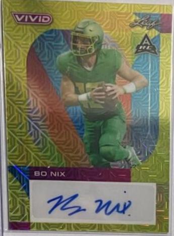 Bo Nix [Mojo Yellow] #BA-BN1