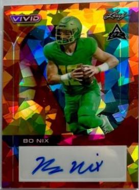 Bo Nix [Prismatic Orange] #BA-BN1