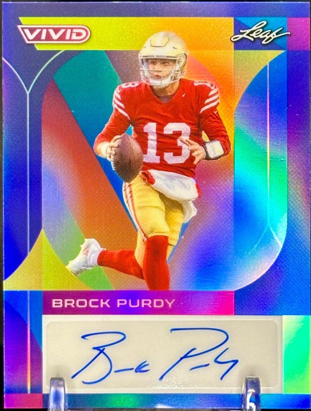 Brock Purdy [Prismatic Navy Blue] #BA-BP1
