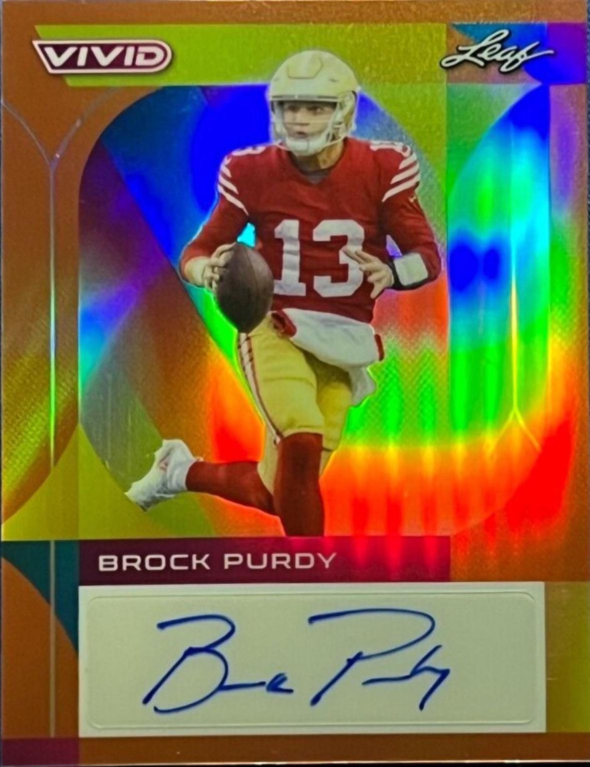 Brock Purdy [Prismatic Orange] #BA-BP1