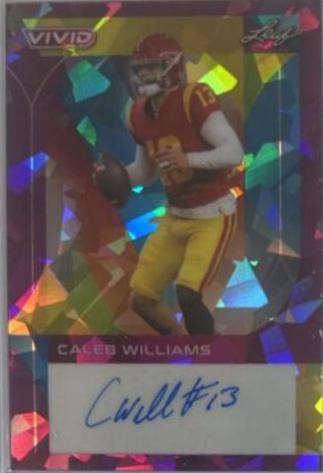 Caleb Williams [Prismatic Purple] #BA-CW1