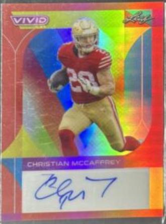 Christian McCaffrey [Prismatic Red] #BA-CM1
