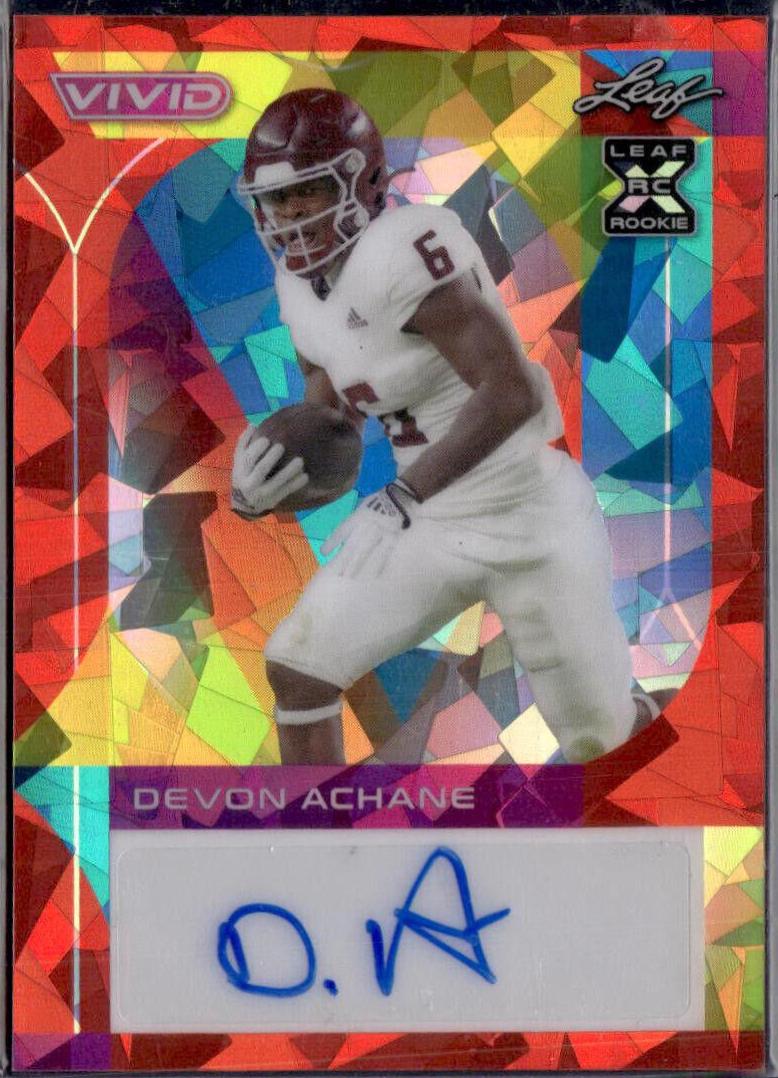 Devon Achane [Crystal Red] #BA-DA1