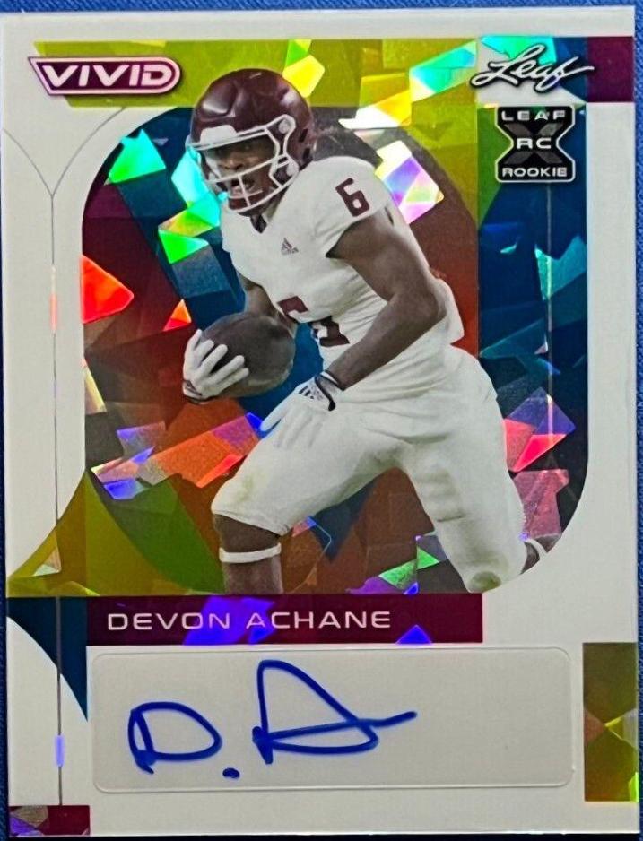 Devon Achane [Crystal White] #BA-DA1