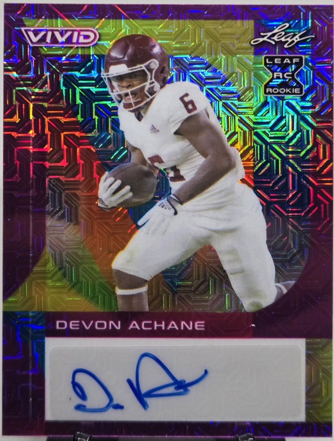 Devon Achane [Mojo Purple] #BA-DA1
