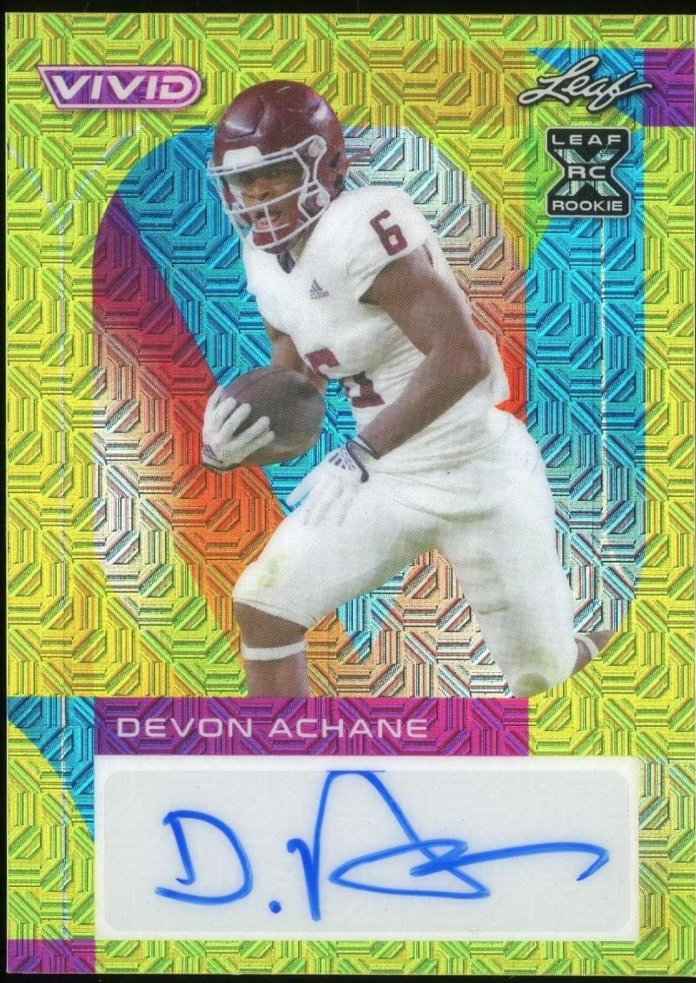Devon Achane [Mojo Yellow] #BA-DA1