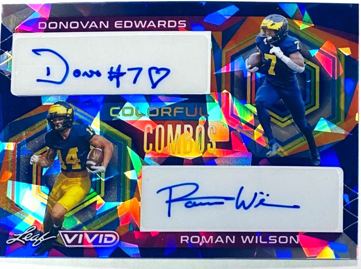 Donovan Edwards [Crystal Navy Blue] #BA-DE1