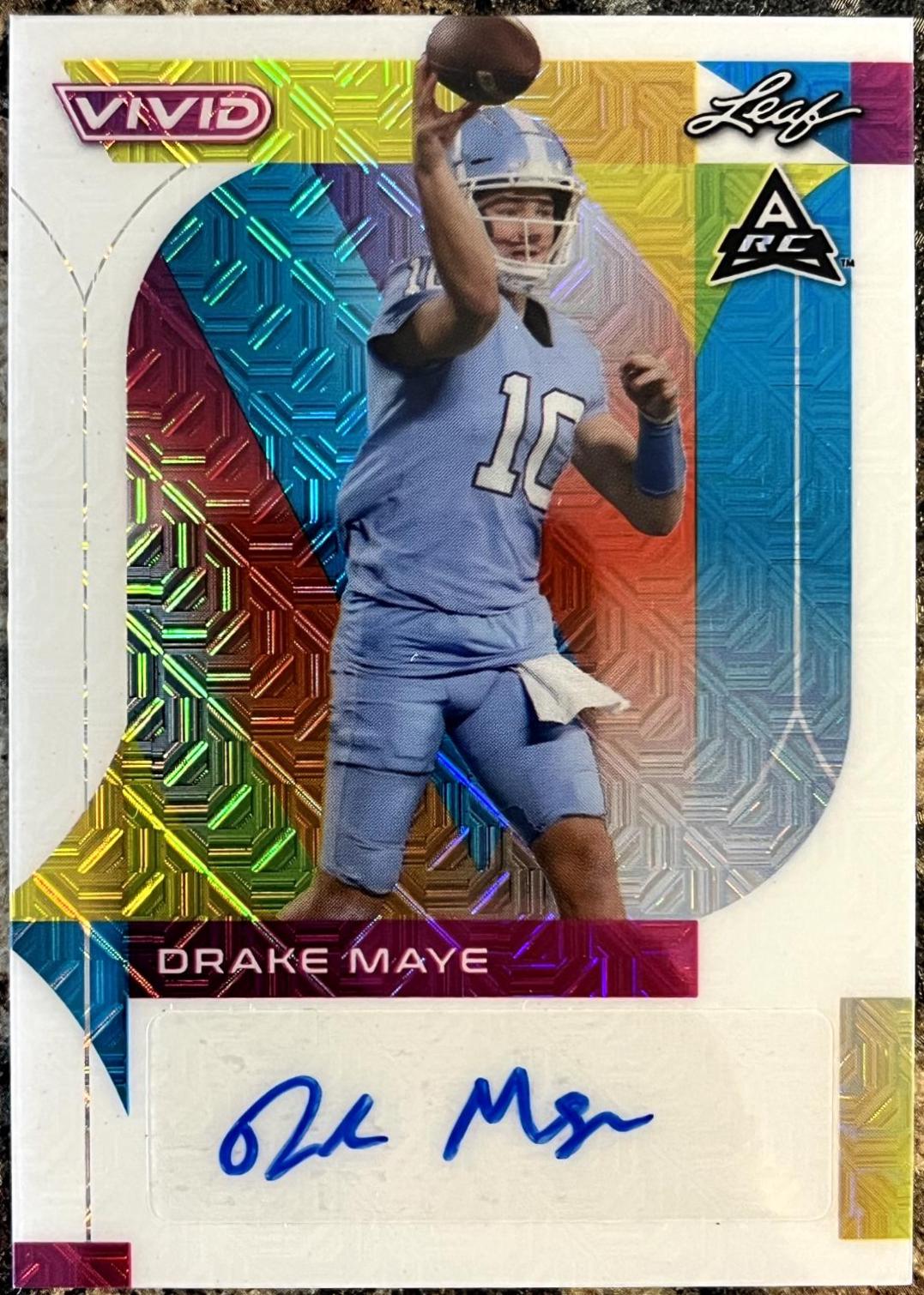 Drake Maye [Mojo White] #BA-DM1