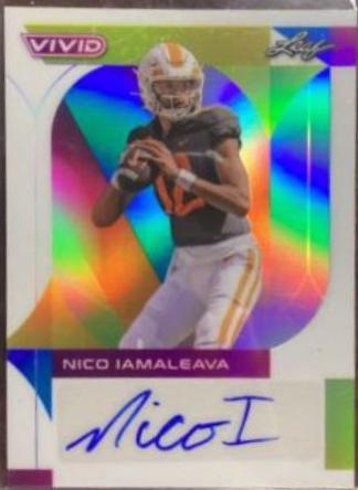 Nico Iamaleava [Mojo White] #BA-NI1