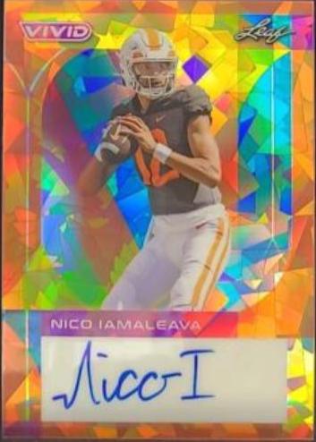 Nico Iamaleava [Prismatic Orange] #BA-NI1