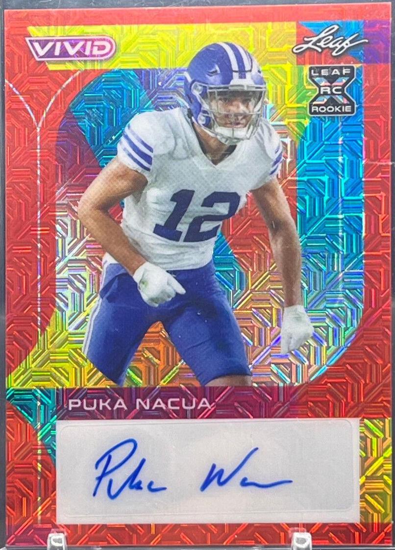 Puka Nacua [Mojo Red] #BA-PN1