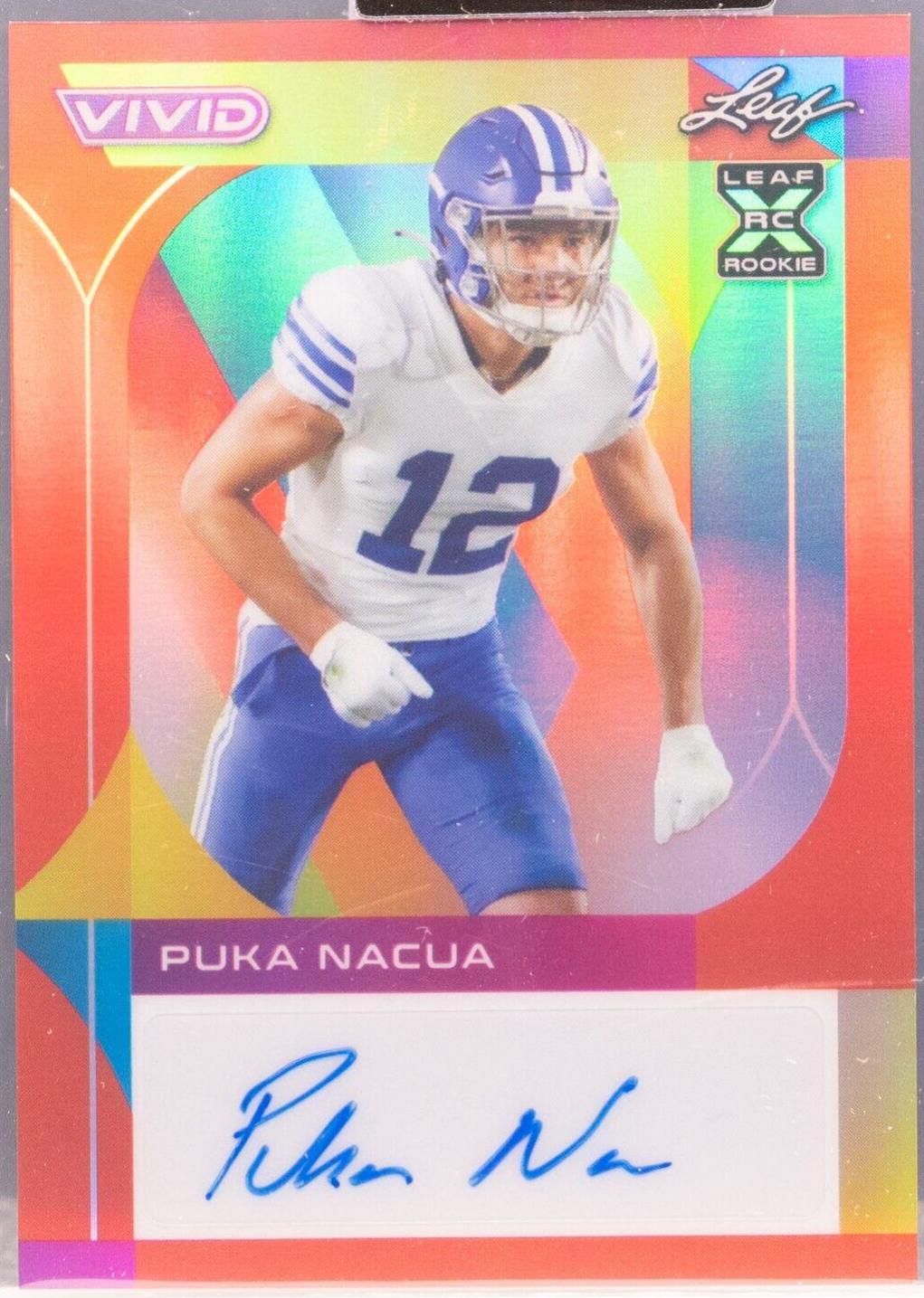 Puka Nacua [Prismatic Orange] #BA-PN1