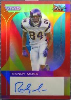 Randy Moss [Prismatic Red] #BA-RM1