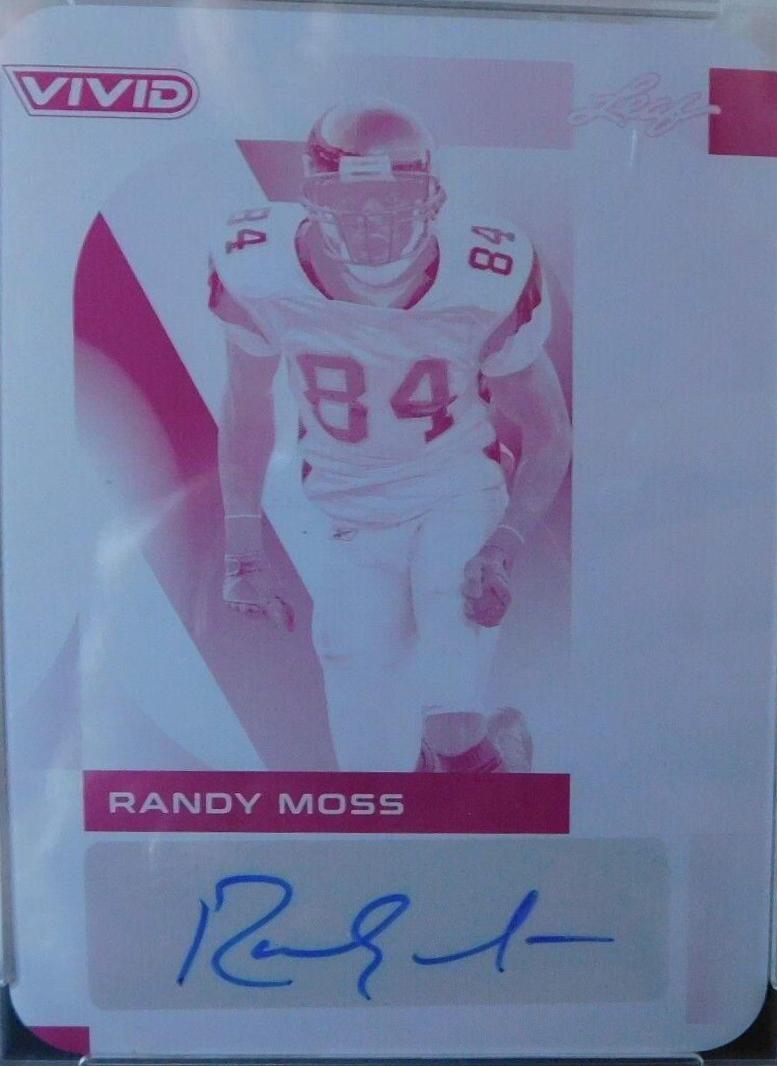 Randy Moss [Prismatic Teal] #BA-RM1
