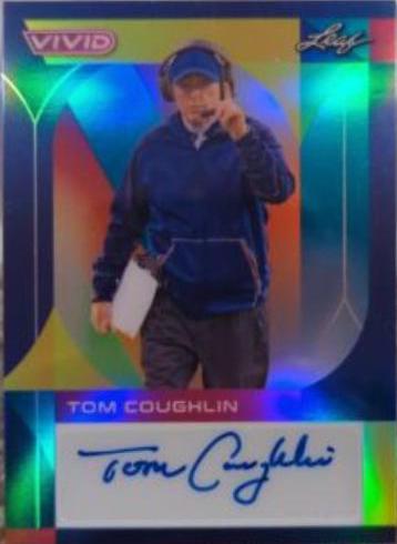 Tom Coughlin [Prismatic Navy Blue] #BA-TC1