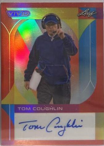 Tom Coughlin [Prismatic Red] #BA-TC1