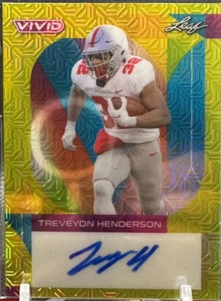 TreVeyon Henderson [Mojo Yellow] #BA-TH1