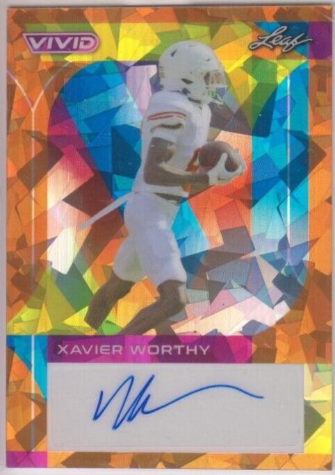 Xavier Worthy [Crystal Orange] #BA-XW1