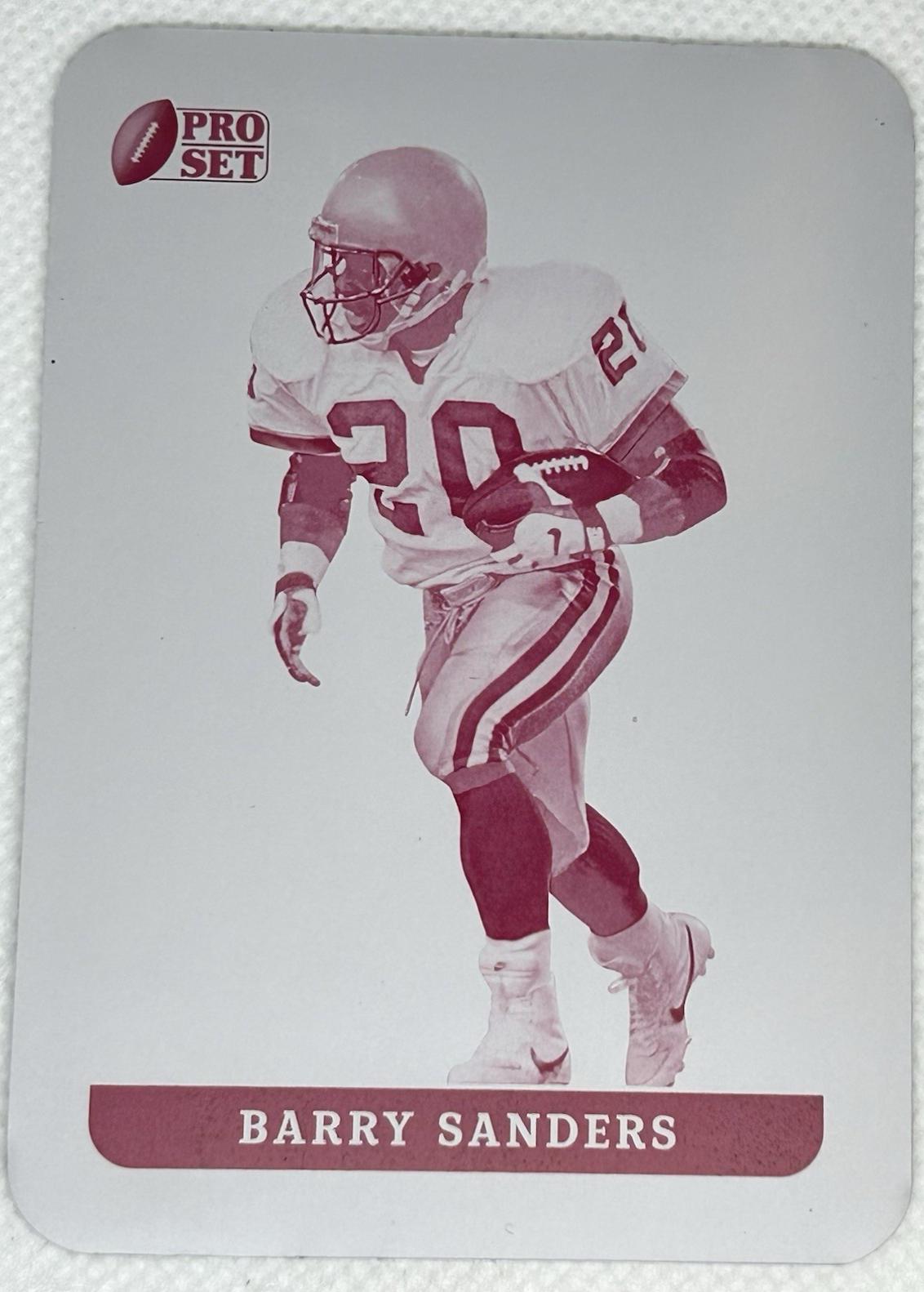 Barry Sanders [Red Wave] #4