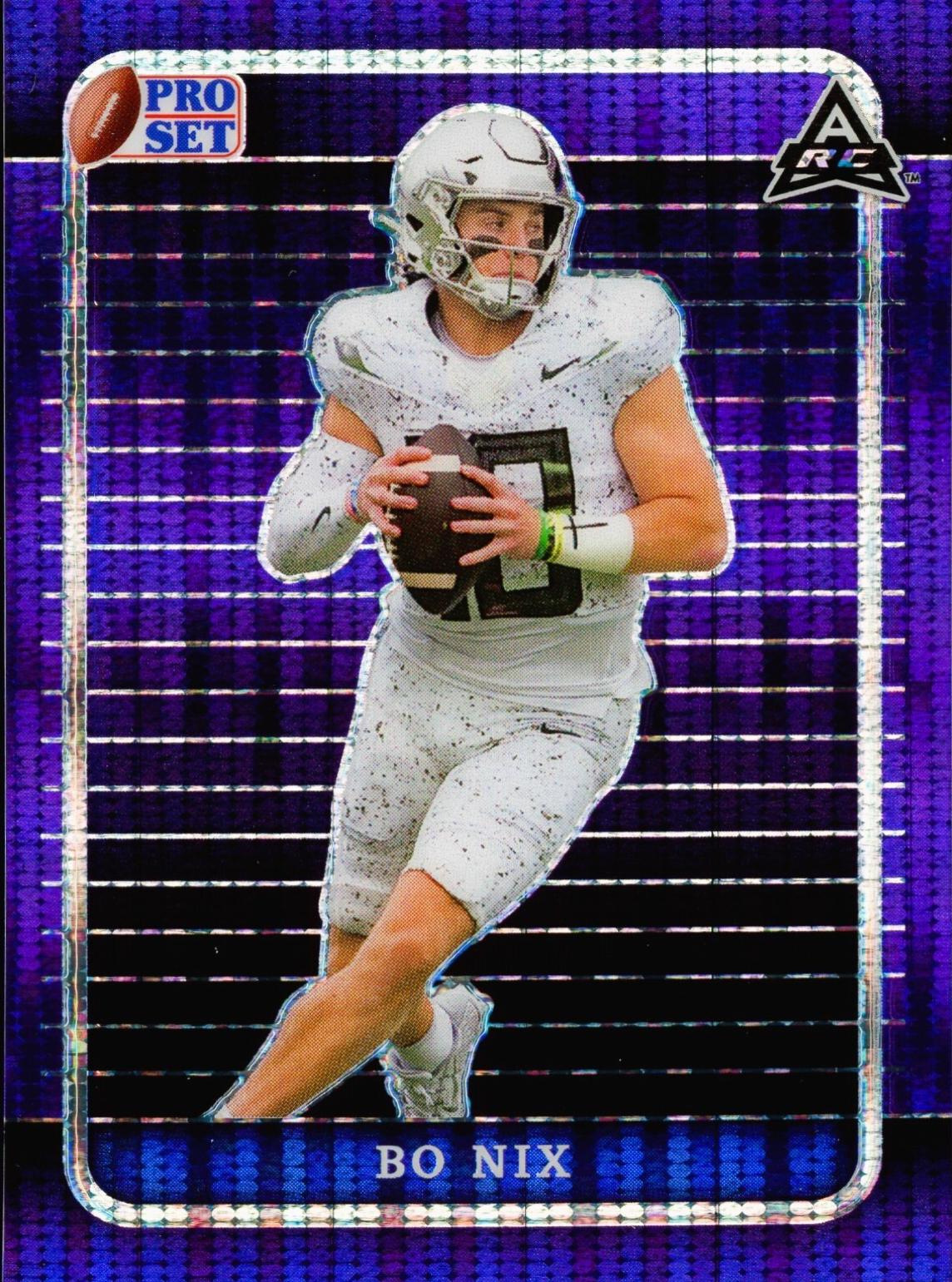 Bo Nix [Purple Pulsar] #50