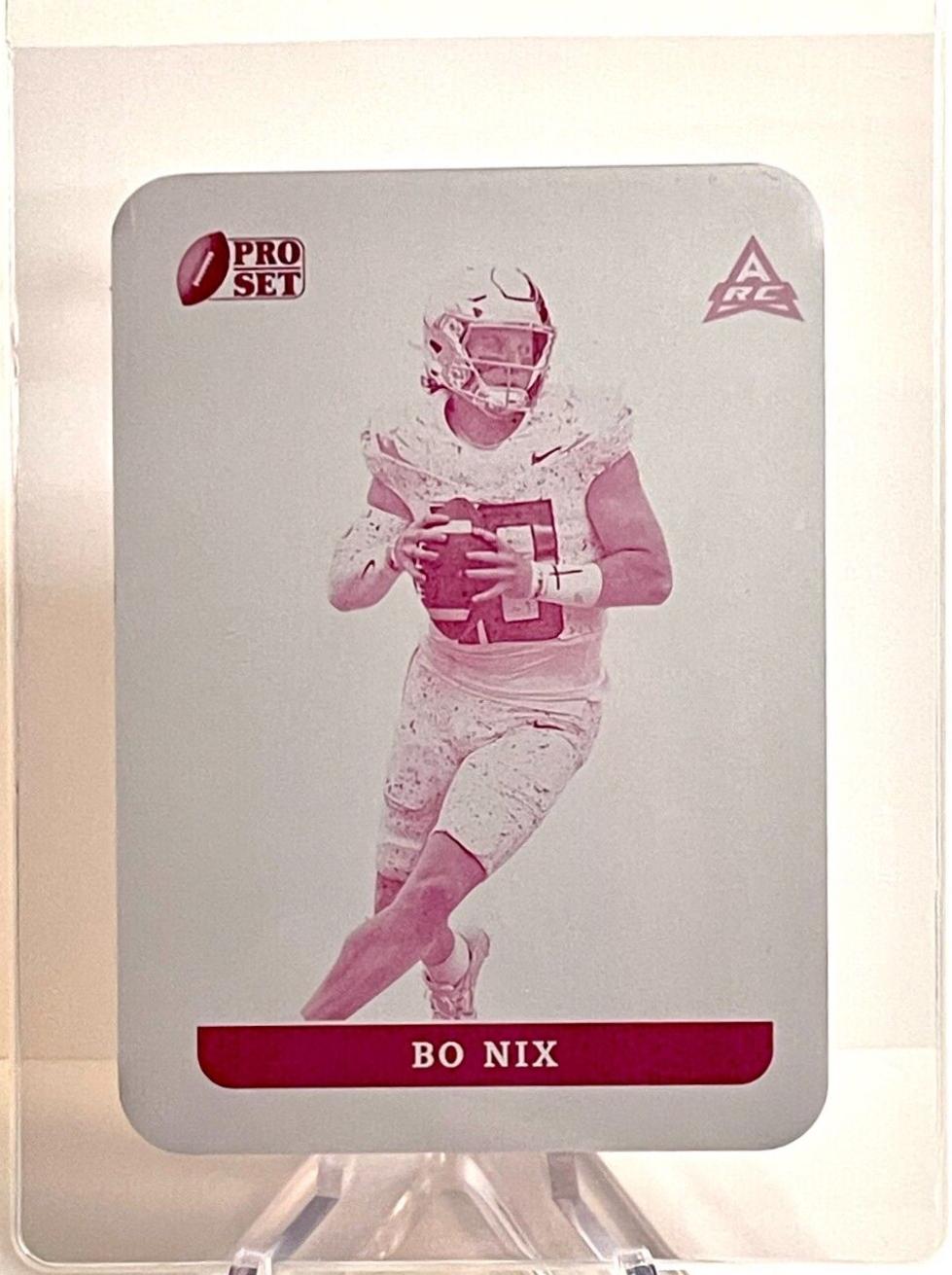 Bo Nix [Red Wave] #50