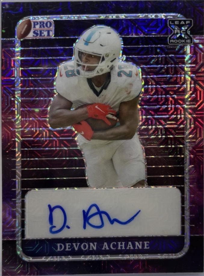 Devon Achane [Pro Set Border Prismatic] #PA-DA1
