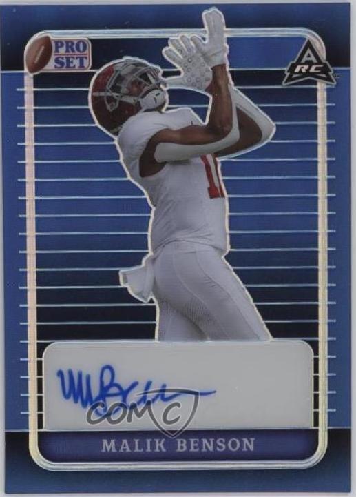 Malik Benson [Blue Prismatic] #PA-MB1
