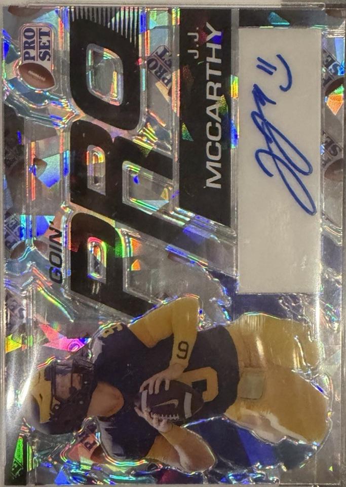 J.J. McCarthy [Gold Crystal] #GP-JJM