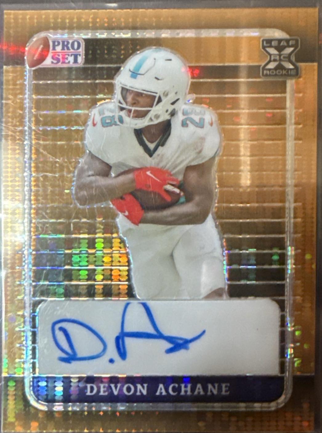 Devon Achane [Gold Prismatic] #PL-DA1