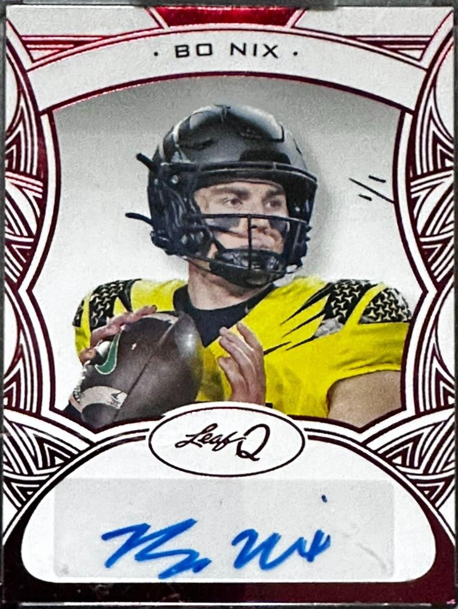 Bo Nix [Red] #BA-BN1
