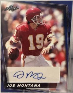Joe Montana [Blue] #BA-JM3