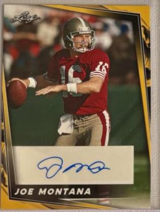 Joe Montana [Gold] #BA-JM2