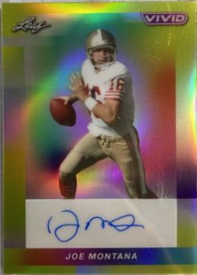 Joe Montana [Gold] #BA-JM3