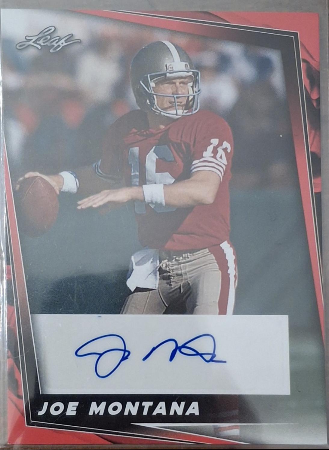 Joe Montana [Red] #BA-JM2