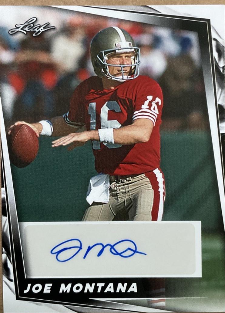 Joe Montana [White] #BA-JM2
