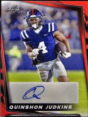 Quinshon Judkins [Red] #BA-QJ2