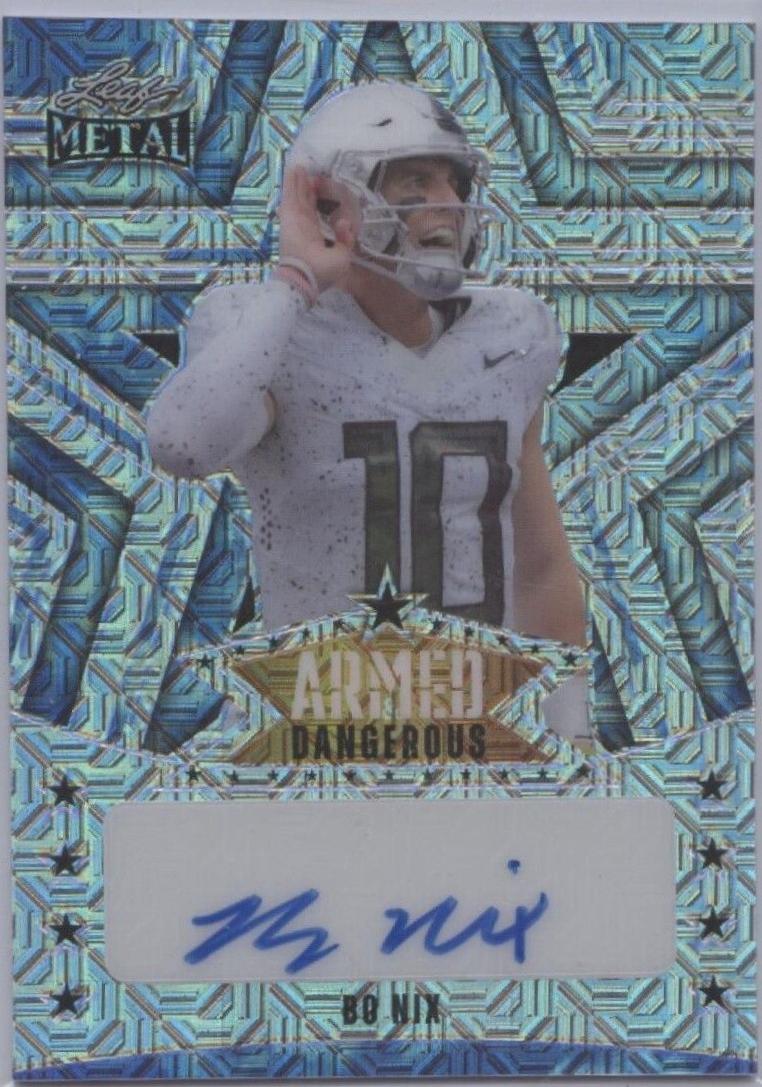 Bo Nix [Blue Prismatic] #AD-BN1