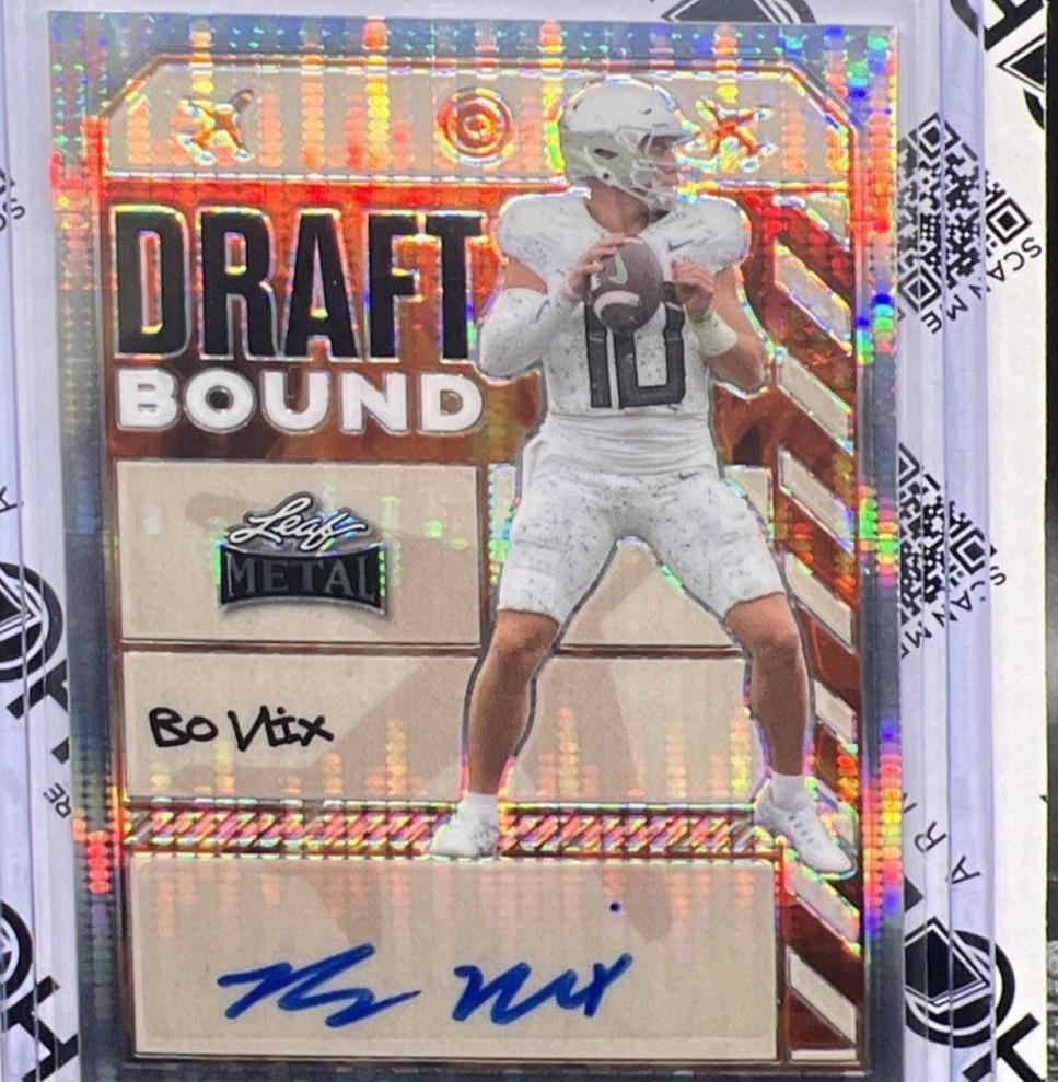 Bo Nix [Orange Pulsar] #DB-BN1