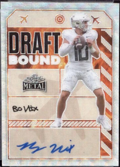 Bo Nix [Red Prismatic] #DB-BN1