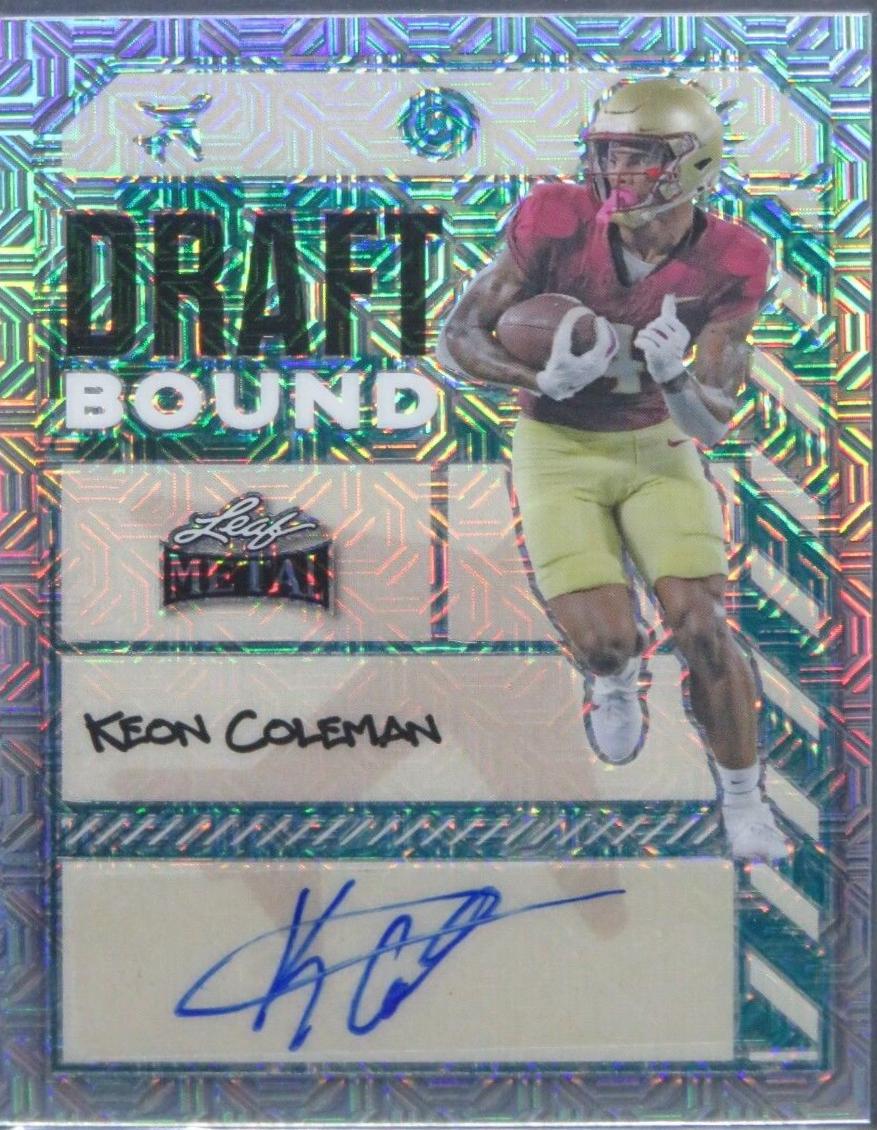 Keon Coleman [Water Mojo] #DB-KC1