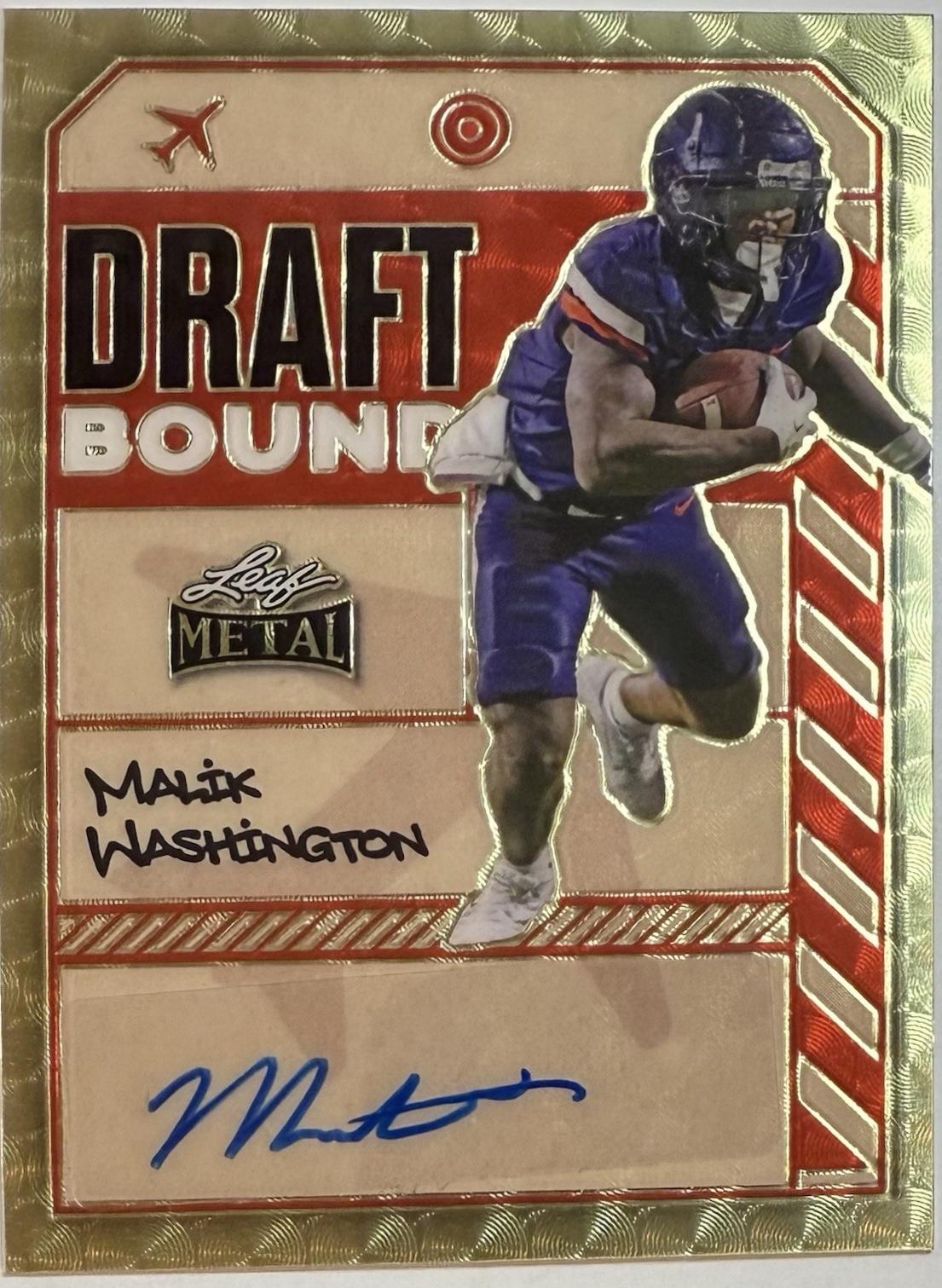 Malik Washington [Red Flood Pulsar] #DB-MW1