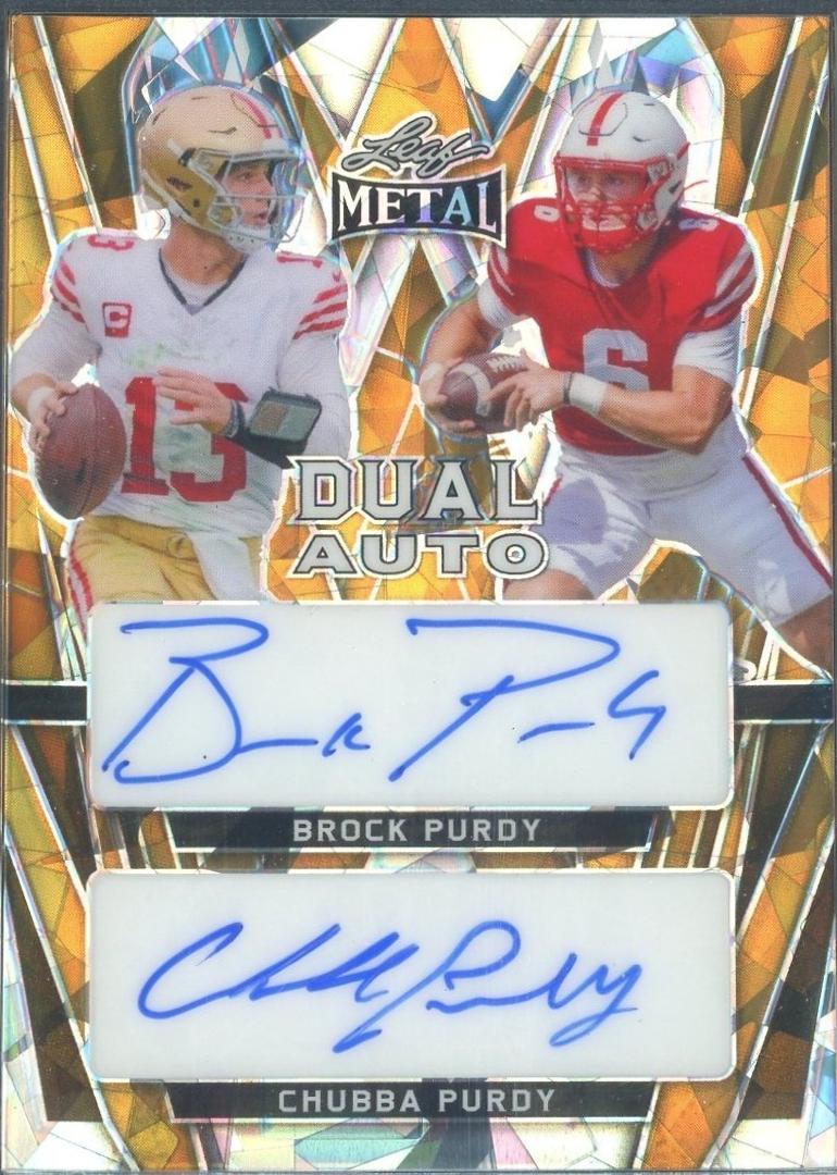 Brock Purdy / Chubba Purdy [Gold Prismatic] #DA-5